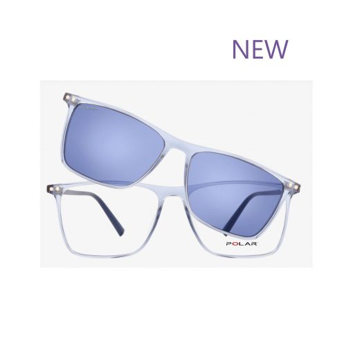 602 21 CLIP Glossy Light Blue - Transparent