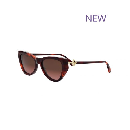 FENDI Diamonds FE40149I 54F 54-17 Havane Rouge