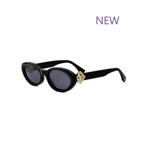 FENDI Ff diamonds FE40140U 01A 53-18 Black